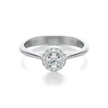 Pierścionek białe złoto z diamentami AJPZ_092